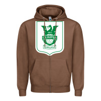 Chestnut eiteun olimpija ljubljana Zipper Hoodie - linhVisuals