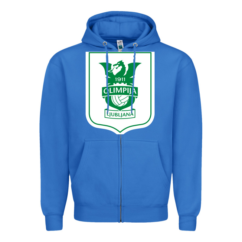 Eiteun Olimpija Ljubljana Zipper Hoodie by linhVisuals | Teevron
