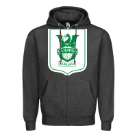 Charcoal Heather eiteun olimpija ljubljana Zipper Hoodie - linhVisuals