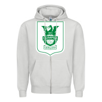 Dove Grey eiteun olimpija ljubljana Zipper Hoodie - linhVisuals