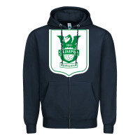 Navy eiteun olimpija ljubljana Zipper Hoodie - linhVisuals