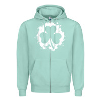 Seafoam irish pride clover leaf  saint irish pats st. patrick's day t shirt Zipper Hoodie - linhVisuals