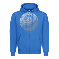 True Royal ireland celtic knotwork design ornament wolf original celtic pullover Zipper Hoodie - linhVisuals