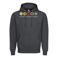 Smoke let's settle this like adults board game night shirt Zipper Hoodie - linhVisuals