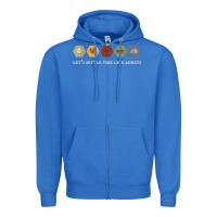 True Royal let's settle this like adults board game night shirt Zipper Hoodie - linhVisuals