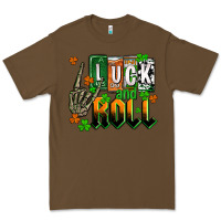 Cacao St. Patrick's Luck and roll Premium Tee - OliviaCreatesArt