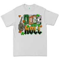 Dove Grey St. Patrick's Luck and roll Premium Tee - OliviaCreatesArt