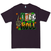 Plum St. Patrick's Luck and roll Premium Tee - OliviaCreatesArt