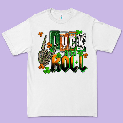 St. Patrick's Luck And Roll Premium Tee Designed By Oliviacreatesart