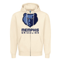 Sandshell suitable-memphis-grizzlies-worn Zipper Hoodie - linhVisuals