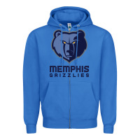 True Royal suitable-memphis-grizzlies-worn Zipper Hoodie - linhVisuals