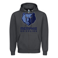 Smoke suitable-memphis-grizzlies-worn Zipper Hoodie - linhVisuals