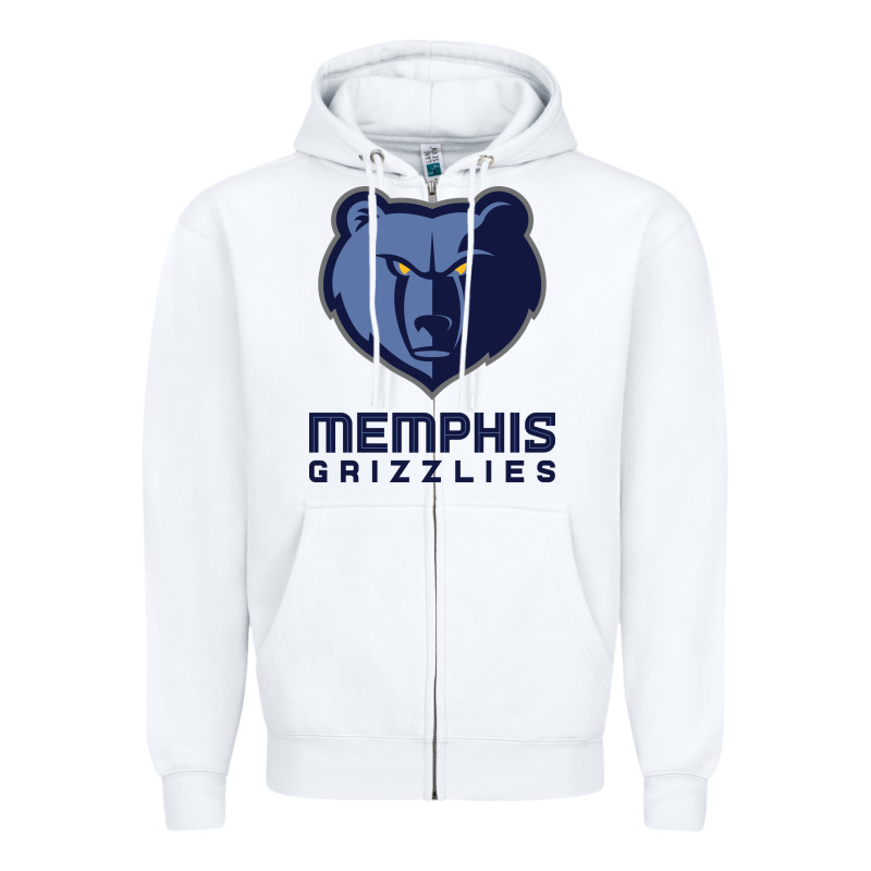 Suitable-memphis-grizzlies-worn Zipper Hoodie by linhVisuals | Teevron