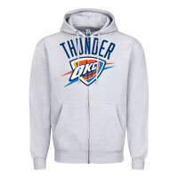 Suitable-oklahoma-city-thunder-worn Zipper Hoodie | Teevron