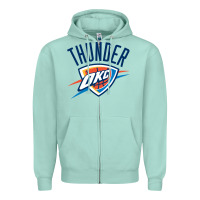 Seafoam suitable-oklahoma-city-thunder-worn Zipper Hoodie - linhVisuals
