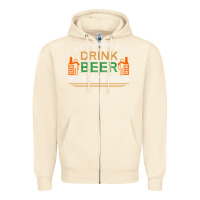 Sandshell i just want to drink with my friends Zipper Hoodie - linhVisuals
