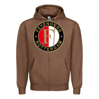 Chestnut europe, feyenoord, action Zipper Hoodie - linhVisuals