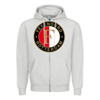 Dove Grey europe, feyenoord, action Zipper Hoodie - linhVisuals