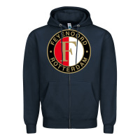 Navy europe, feyenoord, action Zipper Hoodie - linhVisuals