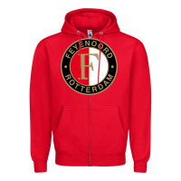 Red europe, feyenoord, action Zipper Hoodie - linhVisuals