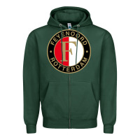 Sports Green europe, feyenoord, action Zipper Hoodie - linhVisuals