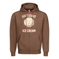 Chestnut funny volleyball if you want a soft serve volleyball t shirt Zipper Hoodie - linhVisuals