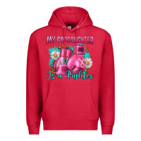 Cardinal Breast Cancer my Goddaughter is a fighter Premium Hoodie - Artiststas