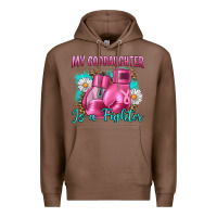 Chestnut Breast Cancer my Goddaughter is a fighter Premium Hoodie - Artiststas