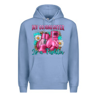 Colony Blue Breast Cancer my Goddaughter is a fighter Premium Hoodie - Artiststas