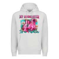 Dove Grey Breast Cancer my Goddaughter is a fighter Premium Hoodie - Artiststas