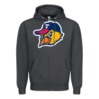 Suitable-toledo-mud-hens-worn Zipper Hoodie | Teevron