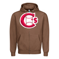 Chestnut suitable-vancouver-canadians-worn Zipper Hoodie - linhVisuals