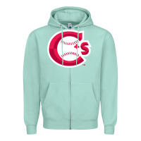Seafoam suitable-vancouver-canadians-worn Zipper Hoodie - linhVisuals