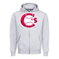 Heather Grey suitable-vancouver-canadians-worn Zipper Hoodie - linhVisuals