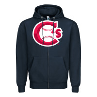 Navy suitable-vancouver-canadians-worn Zipper Hoodie - linhVisuals