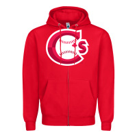 Red suitable-vancouver-canadians-worn Zipper Hoodie - linhVisuals