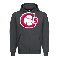 Smoke suitable-vancouver-canadians-worn Zipper Hoodie - linhVisuals