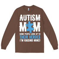 Chestnut lil autism mom Long Sleeve Tee - CowhideDigitalArt