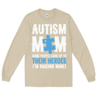 Mushroom lil autism mom Long Sleeve Tee - CowhideDigitalArt