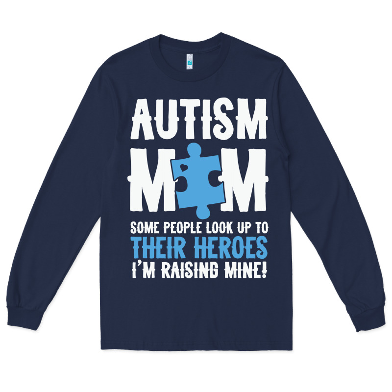 Lil Autism Mom Long Sleeve Tee by CowhideDigitalArt | Teevron