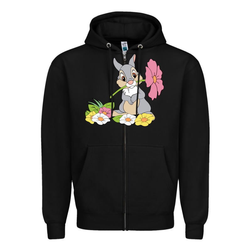 Thumper Zipper Hoodie by linhVisuals | Teevron