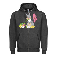 Charcoal Heather thumper Zipper Hoodie - linhVisuals