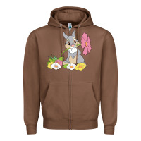 Chestnut thumper Zipper Hoodie - linhVisuals