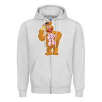 Dove Grey gonzo fozzie Zipper Hoodie - linhVisuals