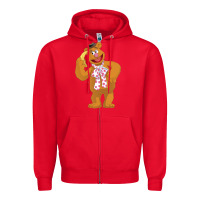 Red gonzo fozzie Zipper Hoodie - linhVisuals