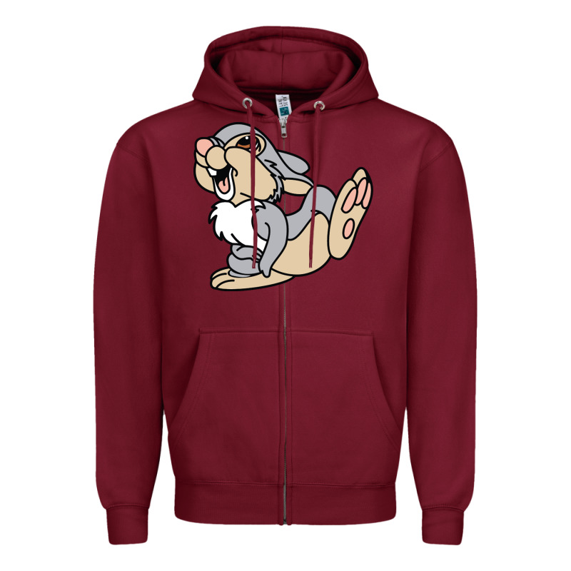 Thumper Zipper Hoodie by linhVisuals | Teevron