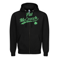 Black pat mccrotch funny st. patrick's day long sleeve t shirt Zipper Hoodie - linhVisuals