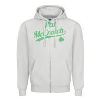 Dove Grey pat mccrotch funny st. patrick's day long sleeve t shirt Zipper Hoodie - linhVisuals