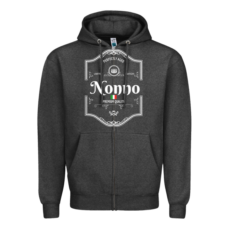 Perfectly Aged Premium Quality Italian Nonno Shirt Zipper Hoodie by linhVisuals | Teevron