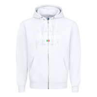 White perfectly aged premium quality italian nonno shirt Zipper Hoodie - linhVisuals